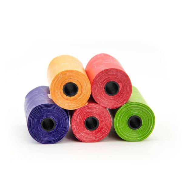 Lightweight Plastic Small Trash Bag Custom Colored 12 X 15 Inches