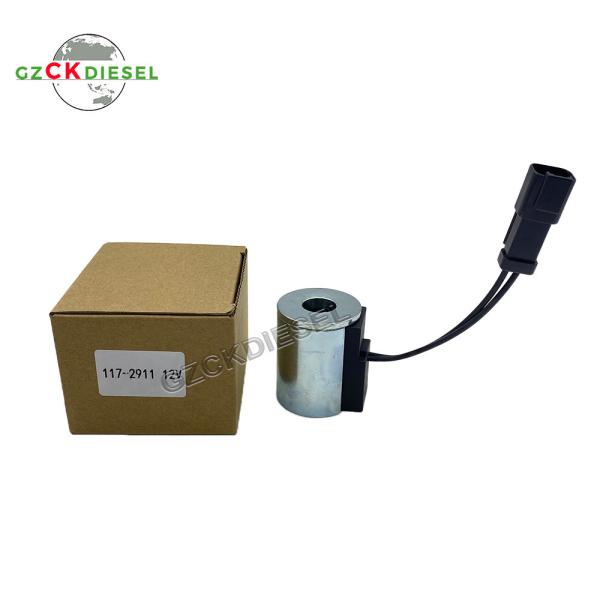 55MM DC12V Solenoid Valve Coil 117-2911 1172911 for CAT BACKHOE LOADER 420D 442D 430D 432D 416C