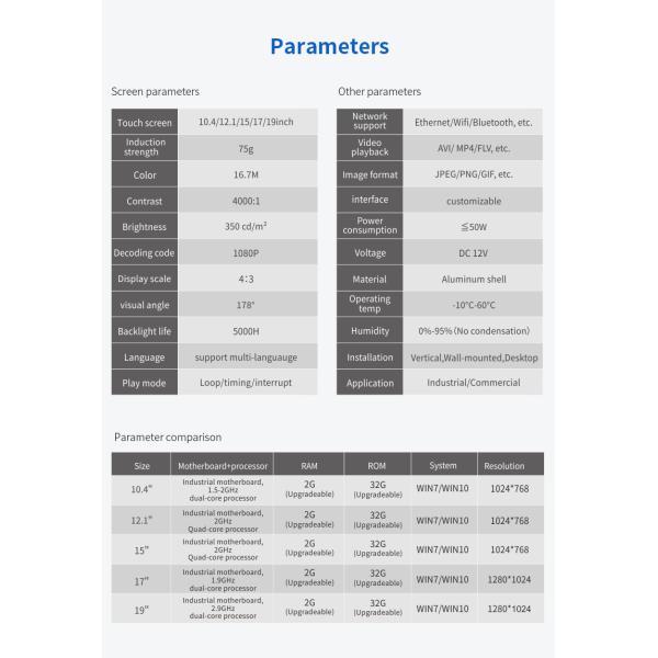 10.4 Inch Industrial Pc Rugged All in One Computer Touch Screen Panel Android Tablet Industrial Computer Embedded Pc