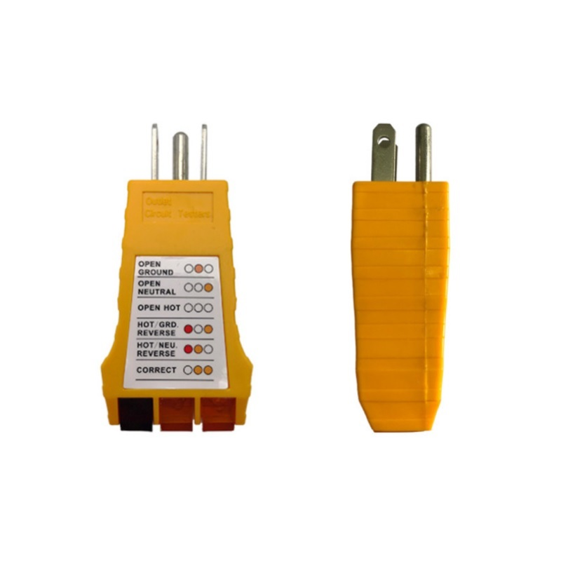 Maxsharer Outlet Checker, Grounding Tester, Socket Tester, Circuit Tester, Receptacle Tester, Outlet Power Fault Checker