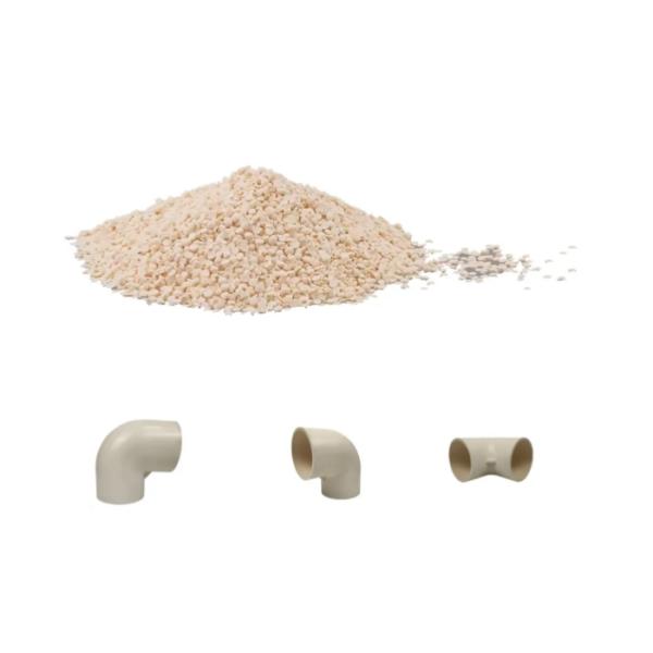 Particle Shape Virgin Cpvc Compound Plastic Industry Raw Materials