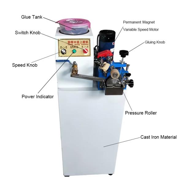 Automatic Shoe Upper Insole Sole Edge Gluing Glue Machine Shoe Making Machine