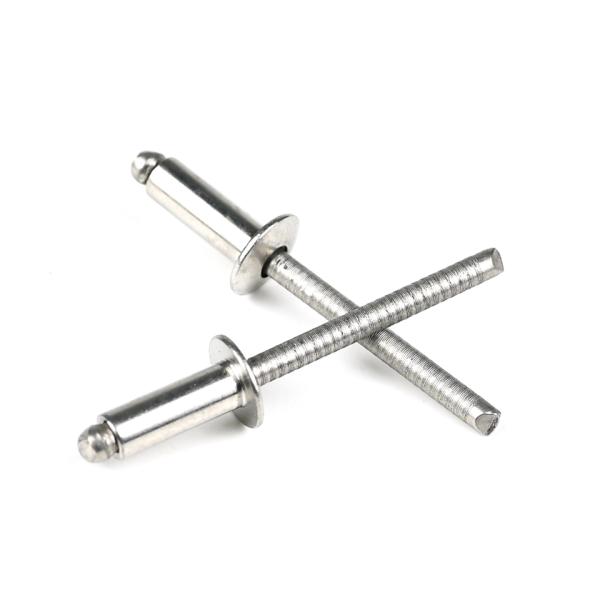 Ss 316 Stainless Steel Countersunk Domed Head Open Type Blind Rivet for Light Steel Housing