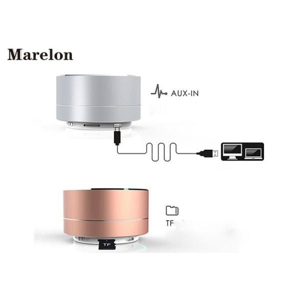 Home Theatre Mini Portable Audio Player Round Bluetooth Speaker Pink Color