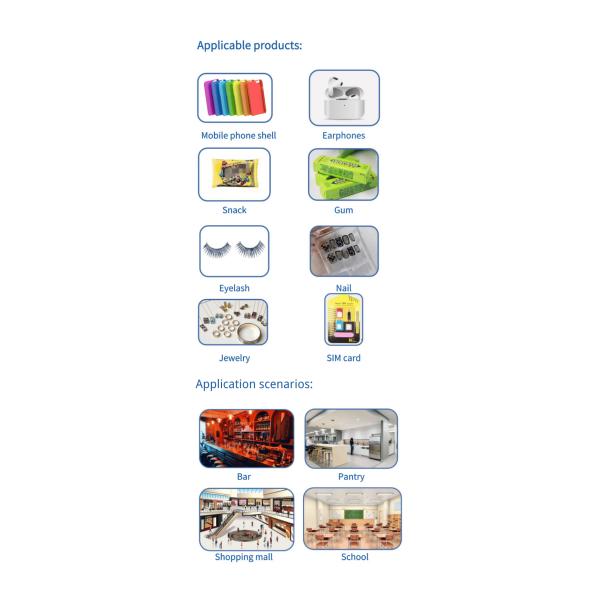 Strip Steel Door Mini Snack Beverage Small Item Vending Machine With Smart System