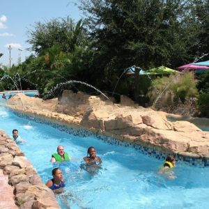 Colourful Customizable Lazy River At Water Park Outdoor Playground