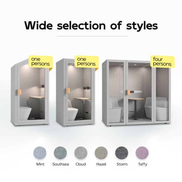 High Privacy Soundproof Office Pod Low Noise Videoconferencing Communication Booth