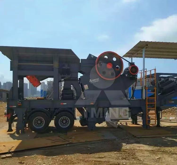 High Capacity Mobile Hammer Crusher One Piece Integrated Design For Aggregate Production