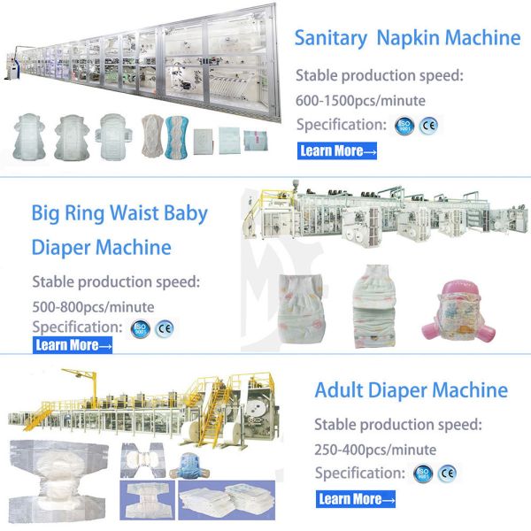 Full Servo Adult Diaper Production Line High Efficiency Eqiupment