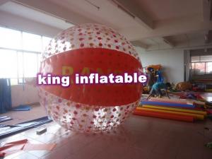 Wholesale Cushion Inflatable Zorb Ball / Color D-Ring Inflatable Ball Zorb Rollig With Ramp from china suppliers