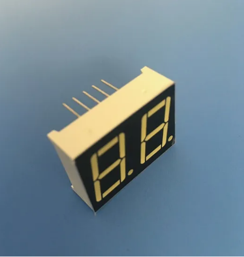 Ultra bright white 0.56" Dual digit 7 segment led display common anode for equipment panel