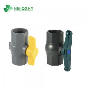 China Plastic Water Butterfly Handle PVC Octagonal Female/Male Ball Valve for Water Supply on sale