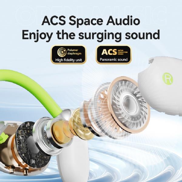 ETEK Bluetooth 5.4 TWS earphone with 115dB sensitivity , 40mAh earphone cell + 200mAh case (protective board), F13 speaker