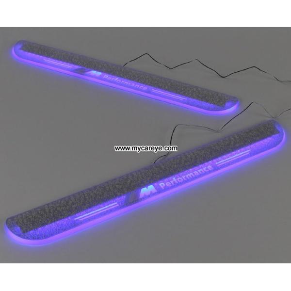 BMW M6 car led door courtesy light logo projector sill door pedal