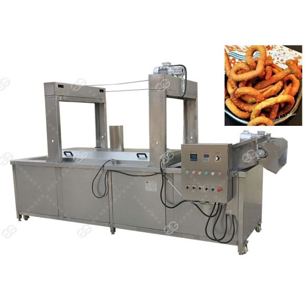 Gas / Electric Heating Snacks Frying Machine / Industrial Deep Fryer Stainless Steel Material
