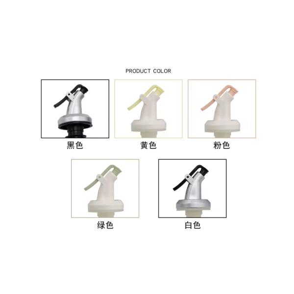 Plastic Stopper Leakproof Threaded Stopper Detachable Washable Vinegar Soy Sauce Dispenser Spout