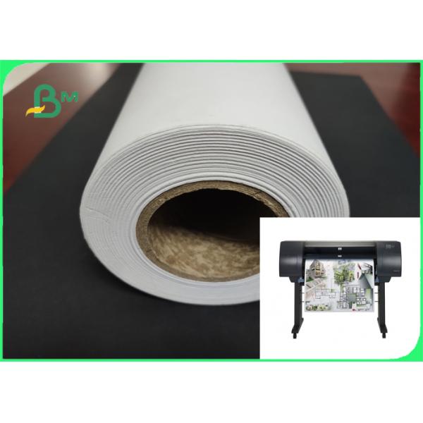 60gsm 70gsm White Plotter Marker Paper For Clothes Smooth 60" 62"