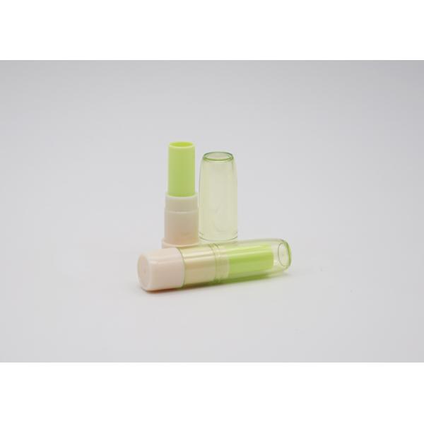 4ml Capacity ABS Green ECO Tube Lip Balm Packaging For Beauty Package