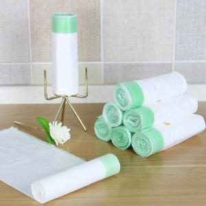 Wholesale HDPE LDPE Recycled Plastic Trash Bags Green Dustbin Polythene Roll from china suppliers