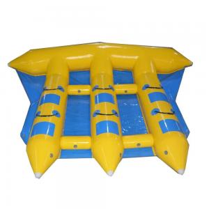 Wholesale Durable Inflatable Banana Boat Airtight PVC Fly Fish Inflatable Flying Fish Tube Towable from china suppliers