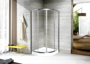 Wholesale Tempered Glass Sliding Bathroom Shower Enclosure Arc Shape  Aluminum Framed from china suppliers
