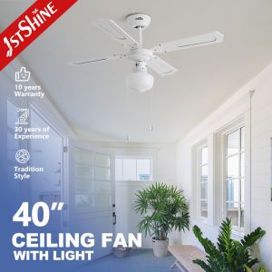 Buy cheap AC Modern Traditional Ceiling Fan Pull Chain Switch 4 MDF Blades from wholesalers