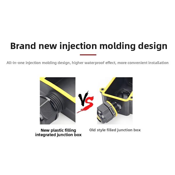 IP68 Waterproof 2-Port Split-Type Junction Box