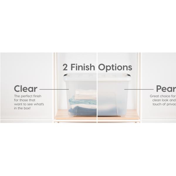 Storage Tote Distribution Container With Hinged Attached Lid Industrial Plastic Stackable Storage KeepBox Tote Container