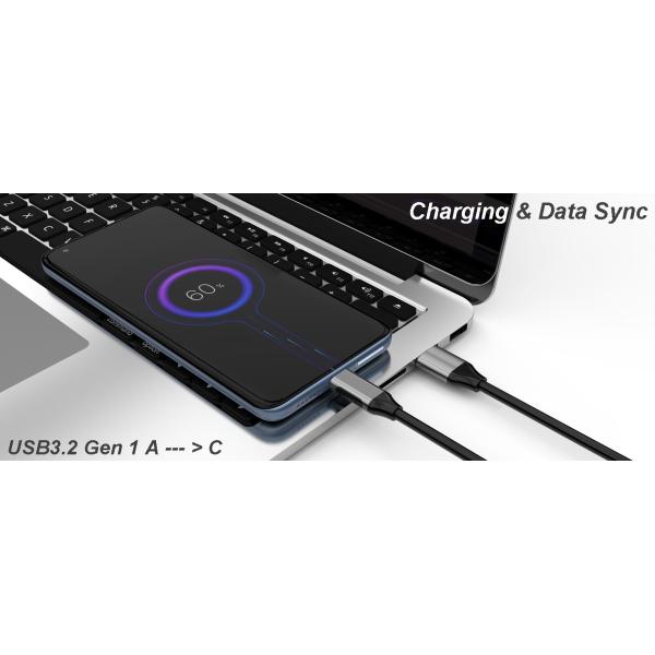 Reversible Active USB 4 Cable USB C Video Transmission With Zero Delay