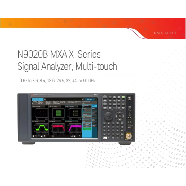 Keysight N9020B MXA Signal Analyzer for Wireless Device Testing with Intuitive Multi-Touch Interface and United States Origin