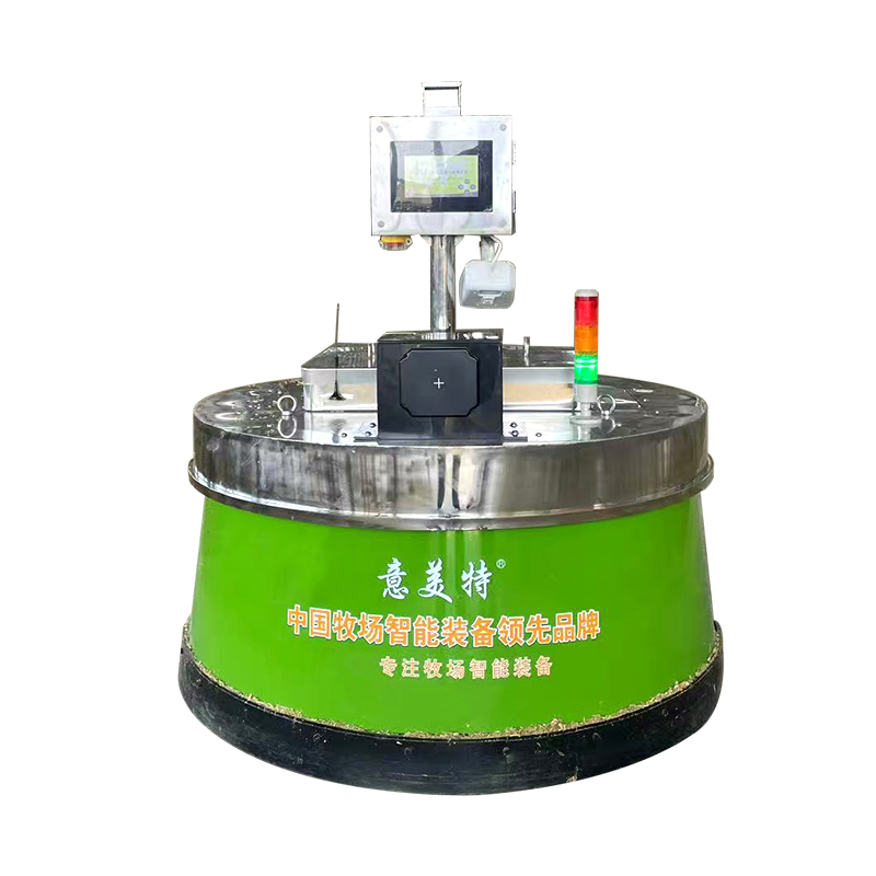 Unmanned Robotic Feed Pushing Robot Self‑mapping Navigation Real Time Camera For Modern Pasture