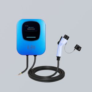 Wholesale GB/T Wall Mounted EV Charger 7kw Charging Point Plug And Play from china suppliers