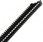 Black 24 Port Cat5e Patch Panel , UTP Unshielded Patch Panel For Networking