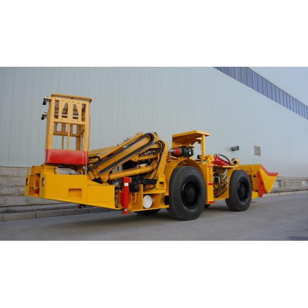Underground Multipurpose Utility Vehicle Tunnel Using Mining Loader Lifting Table