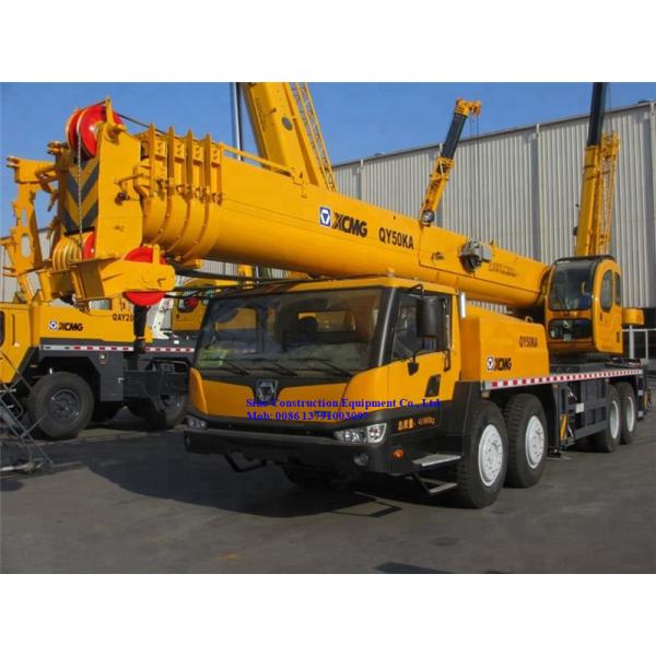5 Section Telescopic Boom Crane XCMG QY50KA Heavy Duty Construction Equipment