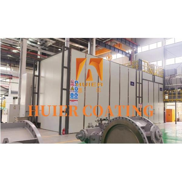 Large Automated Electrostatic Spray Painting Line With Paint Utilization And Spraying Precision