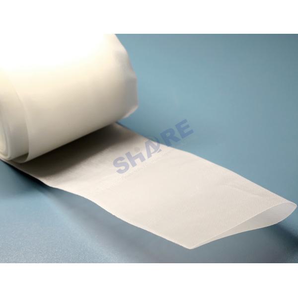 Welded Nylon Filter Mesh Ring Continuous / Cut To Length Tube Filter Overlapping Seam