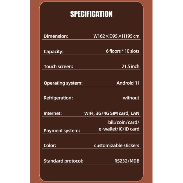 Self-Service Electronics Vending Machine For Charging Cables Phone Accessories Tech Essentials 24/7