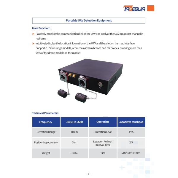 Portable UAV Detection Equipment