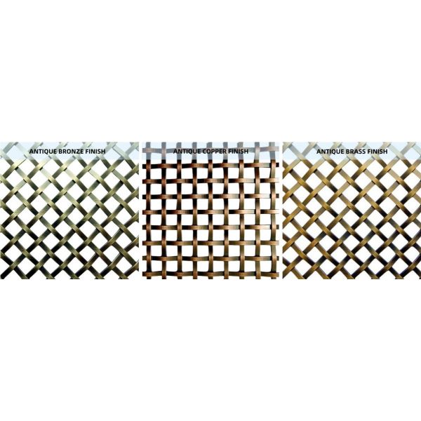 Durable Architectural Woven Wire Drapery for Building Facade & Cladding