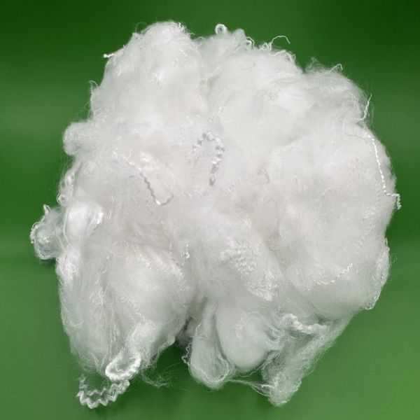 Virgin White Polyester Staple Fiber 1.2D 38mm Good Spinnability High Strength Evenness for Spinning Yarn Textile Raw Material