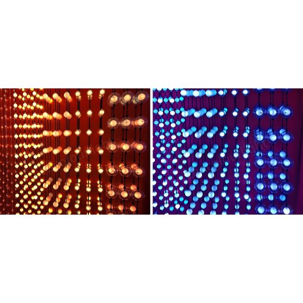 String Light 3D Christmas Ball Pixel LED Light for Holiday Party Stage Decoration