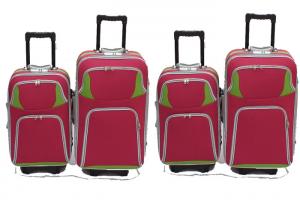 Wholesale Bright Color Soft Eva 8 Wheel Luggage Set , Iron Trolley Travel Suitcase With Wheels from china suppliers