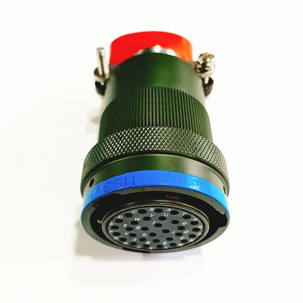 MS Series MS3116F18-32S Female Jack 32 Pins Circular Connector with 1500V Withstand Voltage and Aluminum Alloy Body