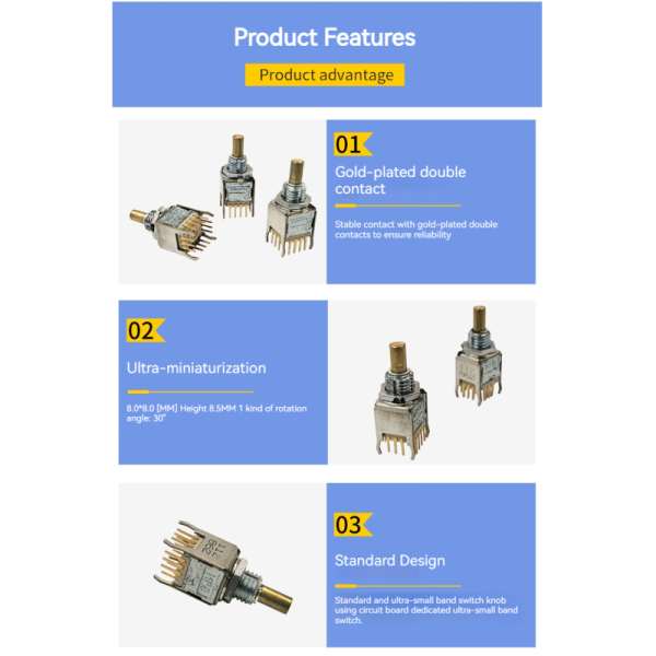 Japanese Original TOSOKU MR8A CNC Machine Digital Code Rotary Rate Switch Design for HC115 Electronic Handwheel