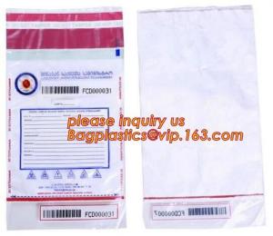 Wholesale Opaque Tamper Evident Sealing Plastic Bank Money Steb Security Bag / Custom Self Adhesive Plastic Courier Bag, bagease from china suppliers