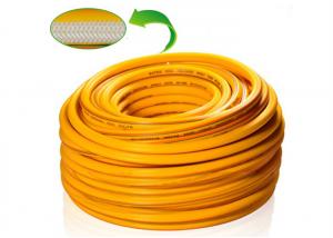 Wholesale Orange Yellow PVC Spray Hose / Polyester Fiber Reinforced Pipe Tube Anti Abrasion from china suppliers
