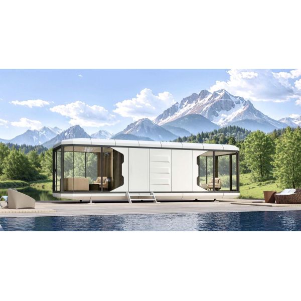 FM 7 Versatile Modular Capsule House Hot-Dip Galvanized Steel Structure Prefab Capsule House Durable