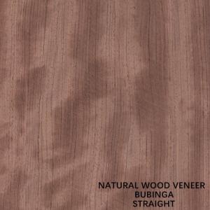 Wholesale Straight 0.5mm Africa Natural Bubinga Wood Veneer For Furniture / Musical Instruments from china suppliers