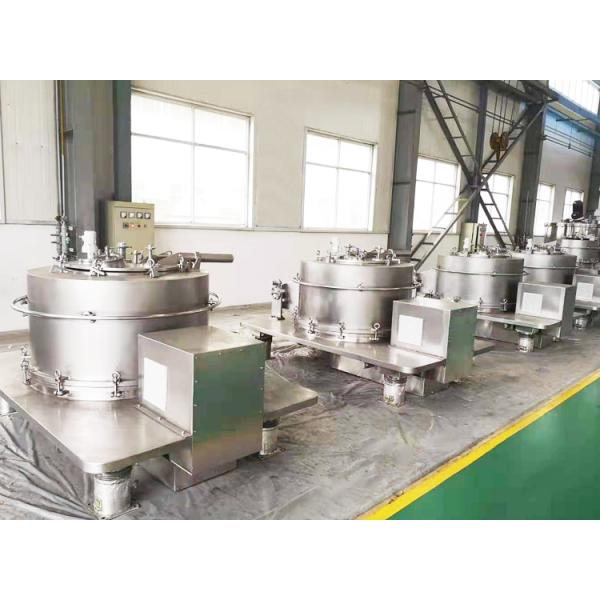 GMP Fully Enclosed Top Manual Discharge Basket Pharma Centrifuge Machine